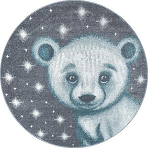 Detský Koberec Medveď Modrá 120